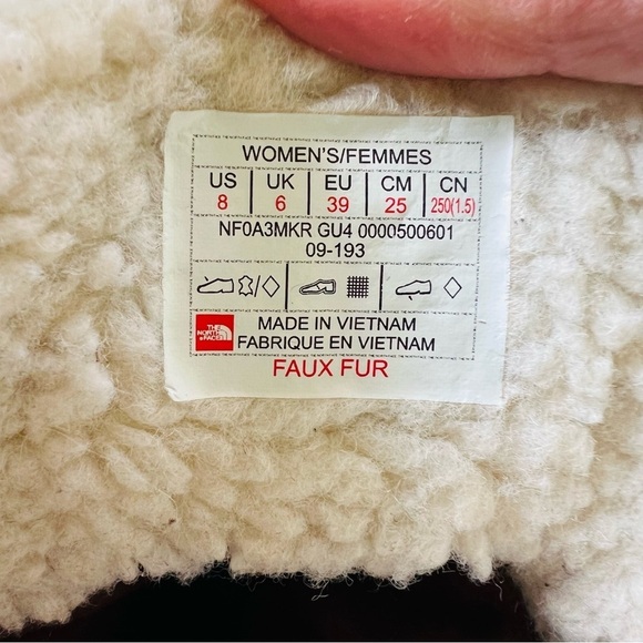 The North Face Shellista III Mid Snow Boots SIZE 8 EXCELLENT CONDITION - Picture 7 of 14